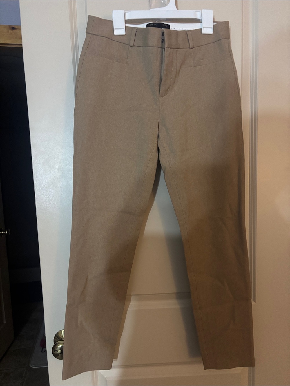 Women’s  Slim Fit Dress Pants in Khaki